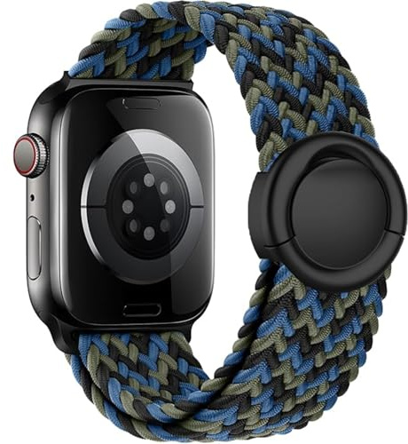 VELULYX Flätat band Solo Loop Kompatibel med Apple Watch 38mm 40mm 41mm 42mm 44mm 45mm 46mm 49mm, Armband Stretchy Runt spänne för iWatch Series 11 10 9 8 7 6 5 4 3 Ultra 2 1 SE