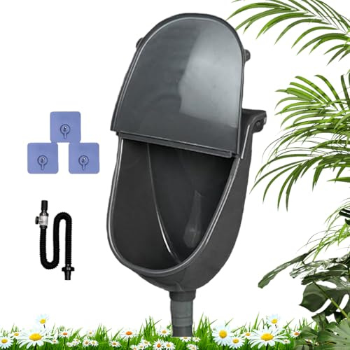 Lavabo mural pour homme, urinoir pour salle de bain, 28,5 x 38,5 x 18 cm, urinoir en plastique Pp, kit complet pour la maison, le dortoir, le camping