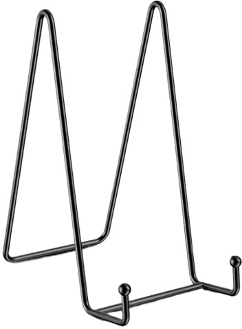 Ylnailky Soporte Para Libros De Cocina | Soporte Para Marcos De Fotos Metálicos | De Caballete De Mesa Para Libros Fotos Cuadros Discos Álbumes Manualidades Platos Bandejas Tarjetas | Para