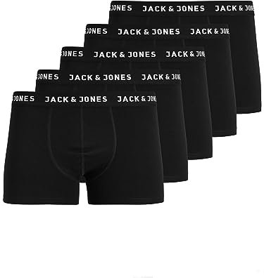 JACK & JONES Male Trunks 5er-Pack Herrenunterwäsche in Größe XS–XXL