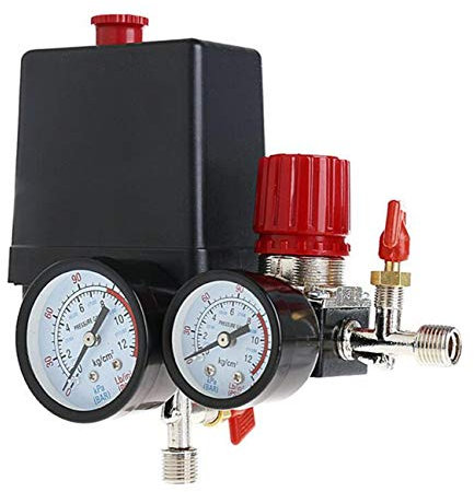 Presostato compresor de aire válvula de control 90-120PSI + regulador de presión