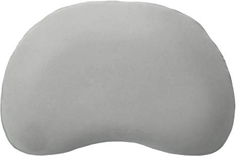 Edda Lux Bezug passend für Tempur Curve S (61 x 40 x 9,5 cm) und M (61 x 40 x 11 cm) Schlafkissen, formbeständiger Jersey Kissenbezug, aus 100% Baumwolle, in Platin