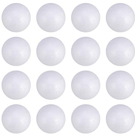100 Stücke Styroporkugeln Weiß Feste Bälle Basteln 4cm DIY Handwerk Modellierung Bastelbedarf Hochzeit Ostern Festival Dekoration