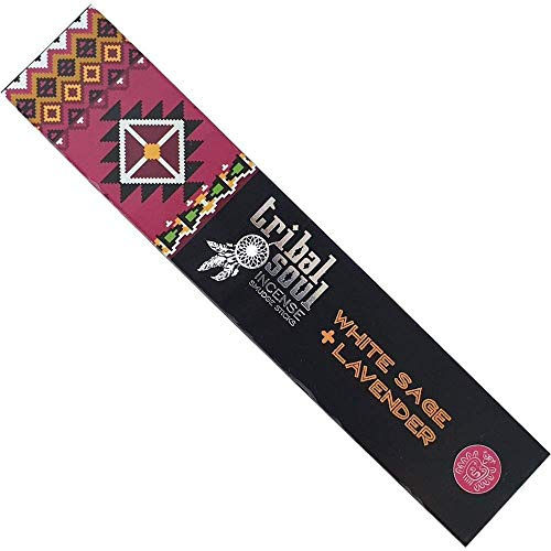 Tribal Soul Incense Smudge Sticks | 3 Packs of Various Scents (White Sage & Lavender)