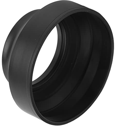 Kamera Motljusskydd, 3 i 1 Hopfällbar Gummi Motljusskydd med Filtergänga, Universal Skyddande DSLR Kamera Motljusskydd, för Teleobjektiv/Standard Lins/vidvinkelobjektiv(72 mm)