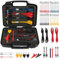 AUTOOL 68PCS Multimeter Test Leads Kit, Test Leads with Replaceable Wire Piercing Probes, 32A/1000V Alligator Clips, Banana Plug Adapters, Jumpers, Extension Male to Female Connector 4mm Banana Plug