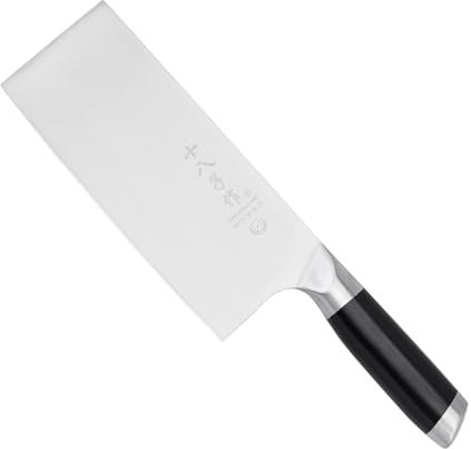 SHI BA ZI ZUO Coltello da chef cinese da 7 pollici, Coltello da Cuoco coltello da cucina sottile e leggero Coltello per verdure in acciaio inossidabile verdure e tritare piccole ossa