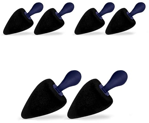 DELFA Schuhspanner Spitz - Größe 39-42 - Set aus 3 Paar - Schaumstoff Schuhformer Schuhstrecker - für Damen Spitze Schuhe und High Heels