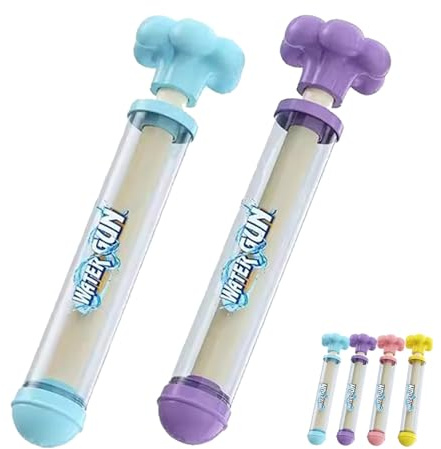 Firework Style Water Guns, Large Capacity Romantic Couple Water Spray Toys, Summer Water Blaster for Wedding Proposal, Pool Party, Beach Games, Outdoor Party Favor (2Pcs D)