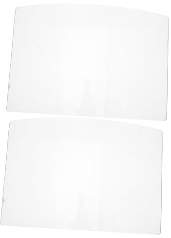 CVUTOVO 2pcs Sandblasting Hood Lens Dust Mask Protective Safety Visor for Sanding Work Outdoor Use