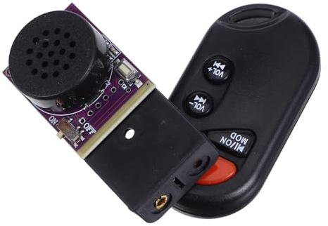Milisten Fabricante De Ruido con Remoto Hacedor De Sonido Molesto para La Oficina Maker De Ruido De Bromas Escolares Sonidos De Chirrido De Cricket para Fiesta