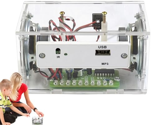 Kit altoparlanti per pratica di saldatura - Amplificatore audio, scheda di saldatura per circuiti di apprendimento di progetti elettronici fai-da-te, apprendimento della relazione di corrente e resist