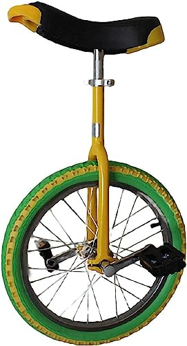 CXGdfGJ Monociclo, Bicicleta con Ruedas for Adultos, Bicicleta acrobática for Deportes al Aire Libre de montaña 16 Pulgadas, Adecuada for desplazamientos urbanos y realización Acrobacias