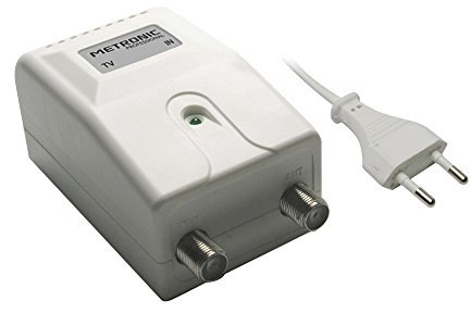 Metronic 414111 Alimentatore per Amplificatori d'Antenna, Bianco