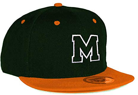 MFAZ Morefaz Ltd ungdom barn vuxen storlek hattar snapback orange platt topp hatt pojke flicka vardaglig baseballkeps A-Z alfabet
