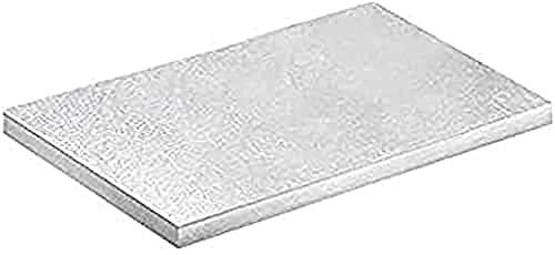 dekora - Base per Torte Rettangolare 30x25 cm | Vassoio Argento Riutilizzabile per Pasticceria | Supporto Rigido per Dolci | Decorazioni Torte Professionali