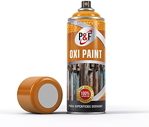 AEROSOLES P&F ESMALTE DIRECTO SOBRE ÓXIDO EN SPRAY - Pintura antioxidante - Esmalte antioxidante para metales sin necesidad de imprimación - pintura para metales 3 en 1 ANTIOXIDO IMPRIMACION Y COLOR