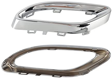 Cubierta de Modelado de Punta de Tubo de Escape, Reemplazo de Embellecedores de Cubierta de Punta de Escape de Cromo Brillante para A B C E GLC CLS‑Class W177 W247 W205 W213 X253