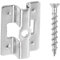 100 clips para terraza de acero inoxidable con tornillos, clips de acero inoxidable para terraza, clips de 6-9 mm, clips de fijación para suelo de madera de bambú (6 mm)