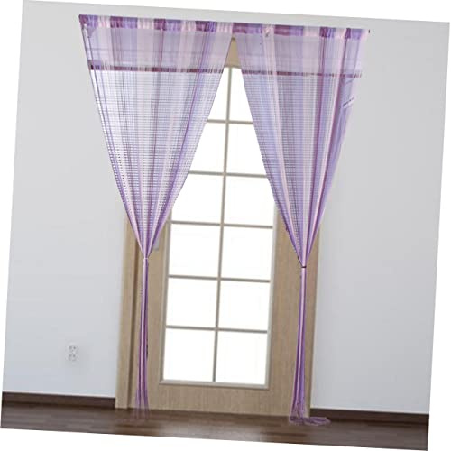 HOOTNEE Cortina De Hilo Color Cortinas para Dormitorio y Separador De Habitaciones para y Decoración De Interiores