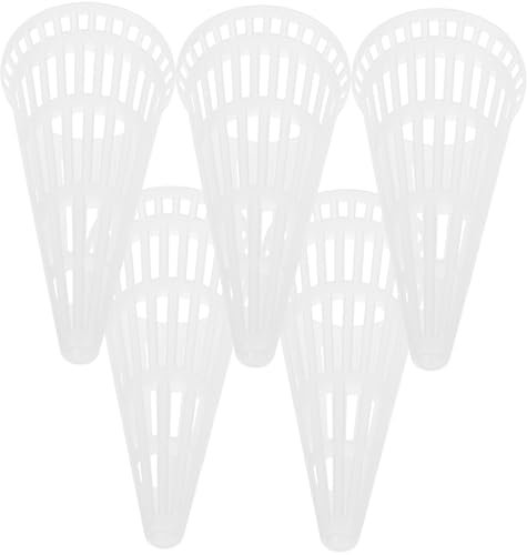 Abaodam 5pezzi Vasi Rete in Plastica per Coltivazione Vasi da Vivaio per Piante Contenitori per Piantagione Accessori per