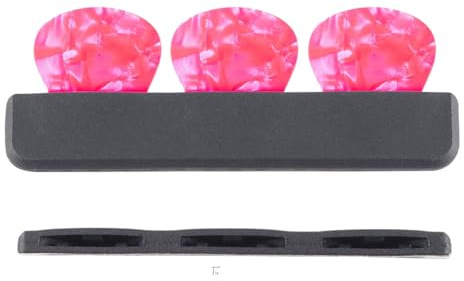 De Selección De Guitarra | 1 * Selección De Guitarra PCS Con Soporte | 8.1x1.4x0.5 Cm Case De Plectro Para Guitarras Acústicas Y Eléctricas, Bajo, Ukelele | Contenedor De Almacenamiento De Selecc