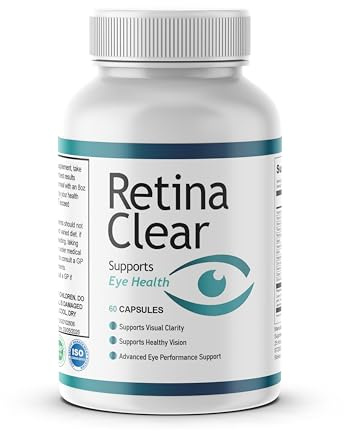 Retina Clear – 60 Capsules | Advanced Eye Health & Vision Support with Maca, Green Tea, Bitter Melon | Supports Visual Clarity & Eye Performance | UK-Made Supplement