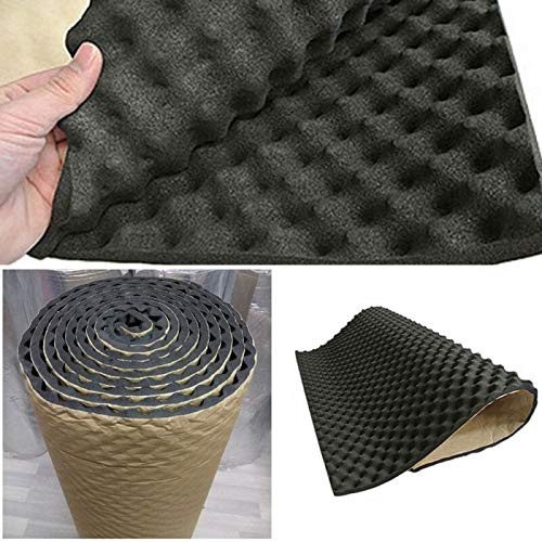 Insonorisant pour voiture, isolation phonique, amortissement acoustique, tapis en mousse anti-bruit, tapis de toiture 50 x 100 cm