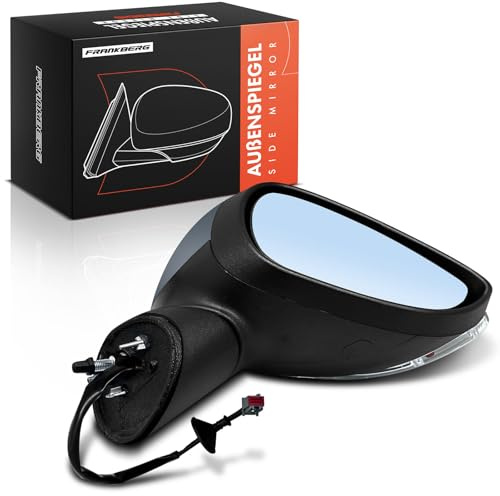 Frankberg Specchio Specchietto Retrovisore Elettrico destra a 5 poli Compatibile con Fiesta VI CB1 CCN 2008-2017 Fiesta VI Van 2009-2017 Replace# 1633085