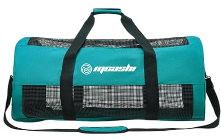 Gralara Borsa da Viaggio in Rete per Immersioni, 60 Litri, Comoda Borsa da Viaggio per Immersioni Subacquee, per Nuoto All'aperto, Vela, Canottaggio, Verde