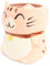 Mino ware Tasse, japanische Keramik, Manekineko-Katze, hergestellt in Japan (Import aus Japan), Nelke, Pink CPM016