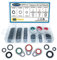 A/C System Compressor Gasket Seals Air Conditioning Compressor Port Seal Washer Kit 60 Pieces Gasket Bonded Seal Assortment