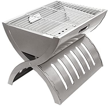 Griglia a Gas Griglia a Carbone Portatile Griglia per Barbecue Pieghevole in Acciaio Inossidabile Griglia da Campeggio Fornello da Barbecue per Picnic all'aperto