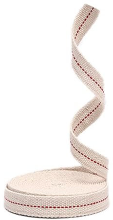 10m Flat Cotton Oil Lamp-Wick, Hurricane Oil Lantern-Wicks, Stitch Lamp-Wicks for Paraffin/Kerosene Oil Burners Stove Lanterns(9/12/15mm) 15mm