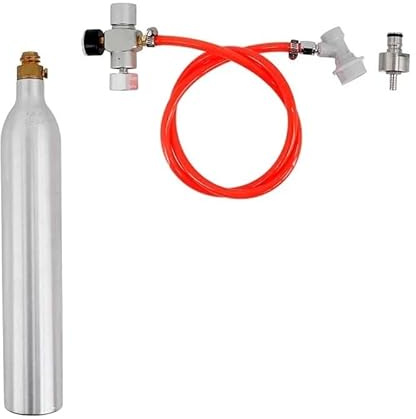 MeGLob Kit de carbonatación de refrescos Carbonato de refrescos, fabricación/refrescos/agua/jugo/cerveza/agua con burbujas Utilice una botella de refresco estándar de 2 litros. (Color : C)