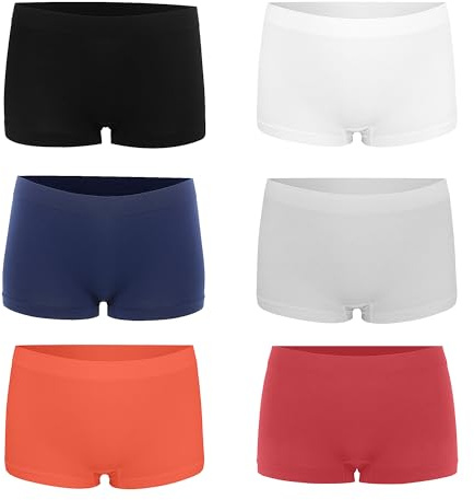 Libella Women's Briefs in Low Waist (Pack of 6) - Seamless Underpants in Microfiber 3908