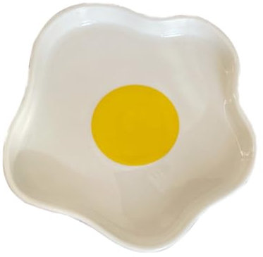 OUNONA Piatto Colazione Ceramica Irregolare Stile Giapponese Vassoio Decorativo per Dolci e Insalate Portata Funzionale in Porcellana Dipinta Mano per Casa e Hotel