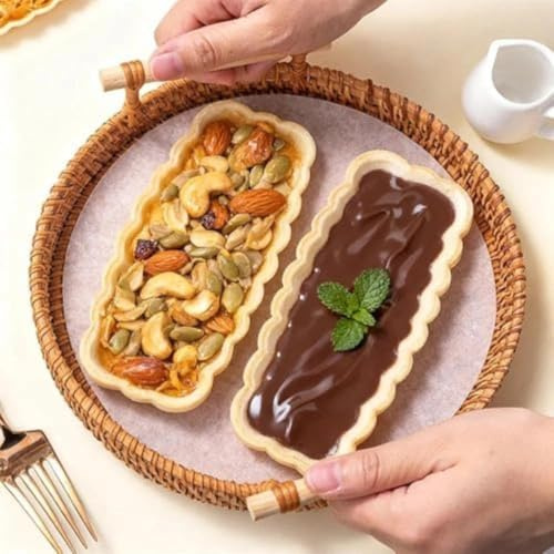 Hornear la tarta del huevo del maíz del cordón Para el molde hecho de la aleación de aluminio, no para la fácil eliminación y limpieza de la tarta (A)
