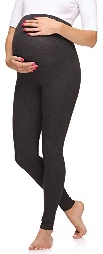 Merry Style Dam Mamma Leggings i Viskos MS10-297 (Mörk Melange, 4XL)