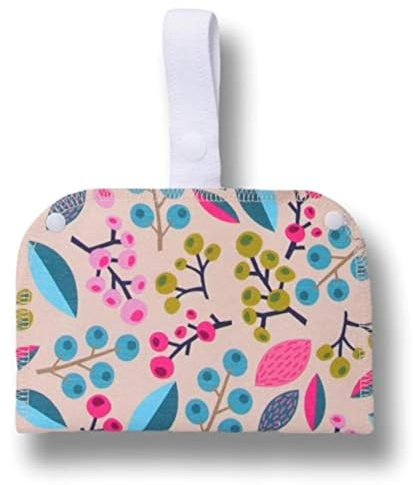 Natissy Bolsa Impermeable Doble de Algodón, Productos ecológicos y Lavables: salvaslips, compresas, Almohadillas de Maquillaje y de Lactancia; Todo Bien guardado y Listo para ser reutilizado