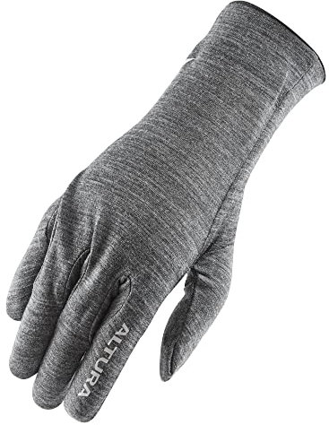 Altura Unisex Merino Thermo-Fahrradhandschuhe – Grau – XL