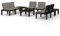 vidaXL Gartenmöbel 6-TLG. mit Auflagen Gartenset Sitzgruppe Sitzgarnitur Gartengarnitur Lounge Gartenbank Bank Tisch Kunststoff Grau