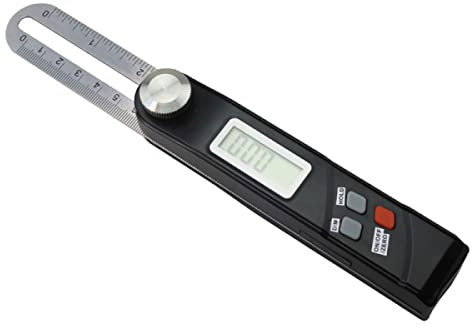 SPORTARC Righello angolare digitale, Display digitale Goniometro Goniometro a per 360 gradi T smussato per la lavorazione del legno Righello di misurazione elettronico scorrevole