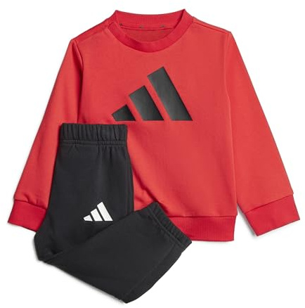 adidas Unisex Baby ESSENTIALS BIG LOGOJOGGER, pure ruby/black, 12-18 Months