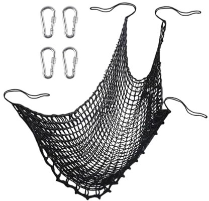 kowaku Kids Playground Net Treehouse Accessories Protective Net Tough Anti Bar Mesh Climbing Cargo Net for Game Stairs Jungle Gyms, 2m x 3m