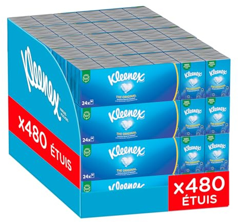 Mouchoirs Kleenex® Original Étuis Mini P24 (x20)