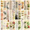 30 Stück ästhetische Lesezeichen für Buchliebhaber, Papier-Lesezeichen Vintage-Stil Buch-Accessoires natürlichen Stil Buchmarken niedliche Lesezeichen Pack Schmetterling Blume Pflanze Lesezeichen