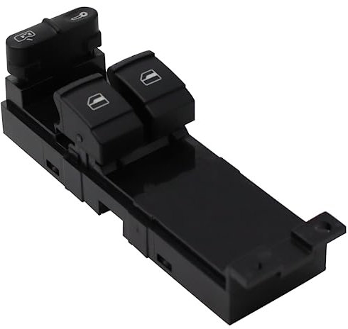 MCamooer Fensterheberschalter für Golf MK4 Leon 1 1J3 959 857 Elektronischer Fensterheber-Schalterknopf 1J3959857 für Skoda Passat Fabia Octavia vorne links