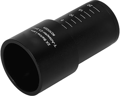 Bewinner 2X Microscope Eyepieces, 23.2mm Universal Aluminum Alloy Body, 2X Multiplier Eyepiece Lens for Biological Microscope