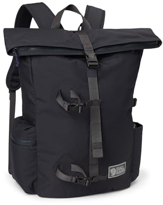 Fjällräven Rucksack Freizeitrucksack mit Laptopfach Vardag Foldsack 25 Coal Black schwarz